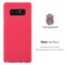 Samsung Galaxy NOTE 8 silikondeksel case (rød)