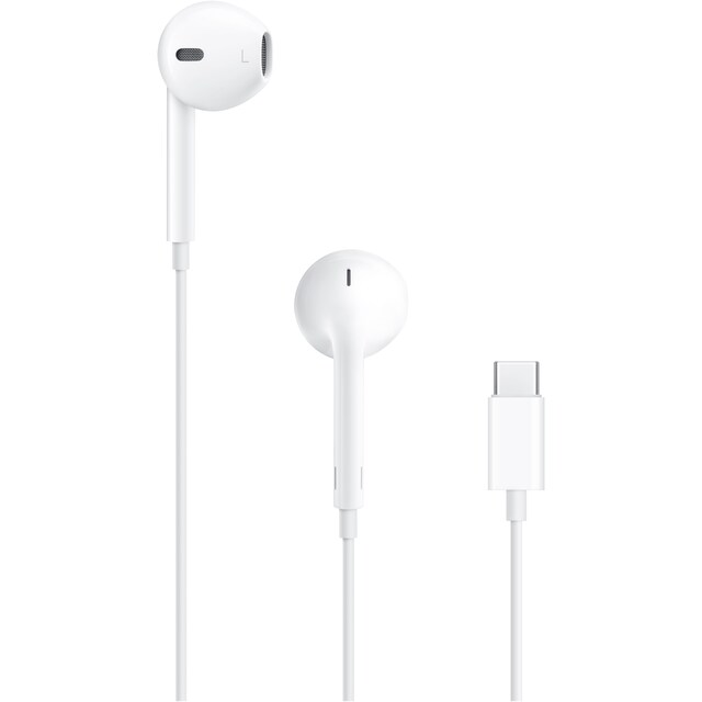 Apple EarPods in-ear hodetelefoner (hvit, USB-C)