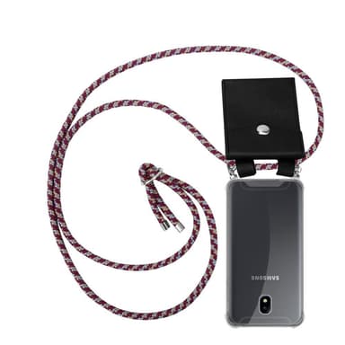 Samsung Galaxy J5 2017 Deksel med Halskjede (rød)