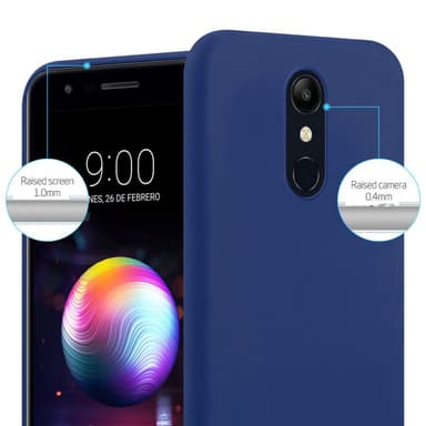 LG K10 2018 / K11 / K11 PLUS silikondeksel cover (blå)