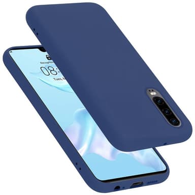 Huawei P30 silikondeksel case (blå)
