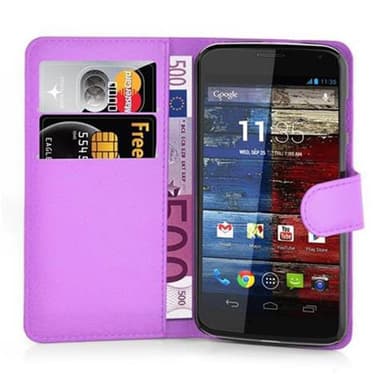 Motorola MOTO X lommebokdeksel etui (lilla)