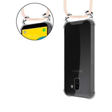 Samsung Galaxy J6 2018 Deksel med Halskjede (rosa)
