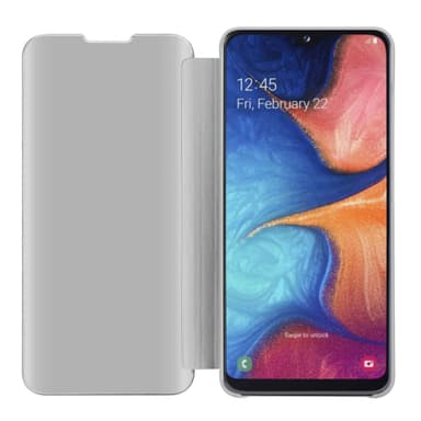 Samsung Galaxy A10e / A20e lommebokdeksel etui (sølv)