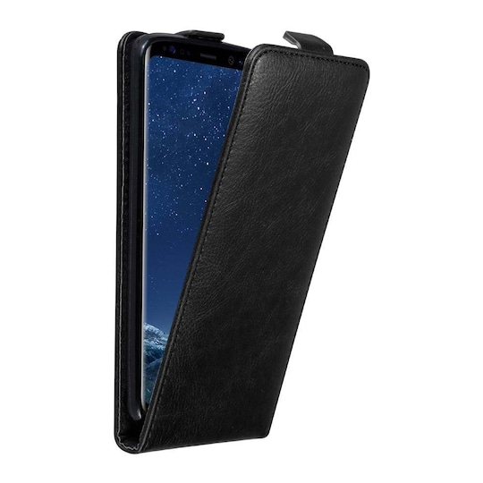Samsung Galaxy S8 PLUS deksel flip cover (svart)