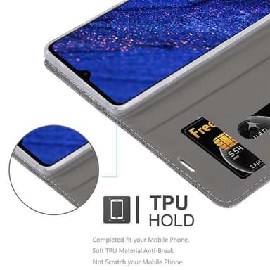 Huawei MATE 20 lommebokdeksel etui (grå)