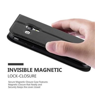 Samsung Galaxy S3 MINI lommebokdeksel cover (svart)