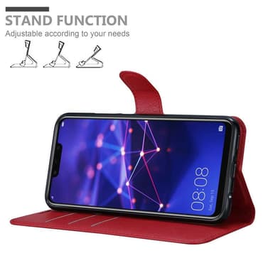 Huawei MATE 20 LITE lommebokdeksel etui (rød)
