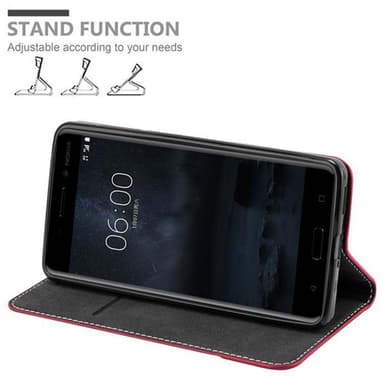 Nokia 6 2017 Deksel Case Cover (rød)