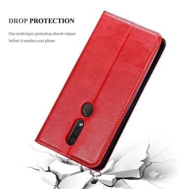 Nokia 4.2 lommebokdeksel case (rød)