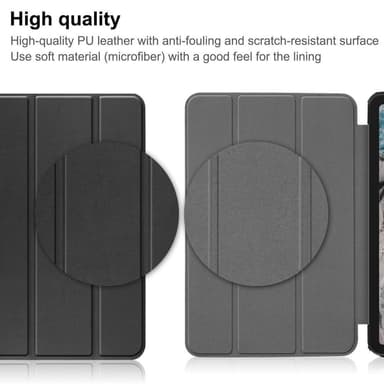 Slim Fit Deksel til TCL TAB 10s (10.1"") - Svart