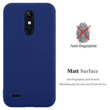LG K10 2018 / K11 / K11 PLUS silikondeksel cover (blå)