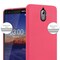 Nokia 3.1 silikondeksel cover (rød)