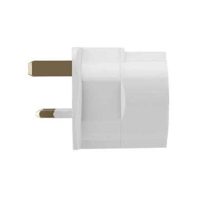 4x Socket Adapter Travel Converter (uk type g til eu)