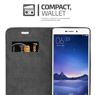 Xiaomi RedMi 3S lommebokdeksel case (brun)