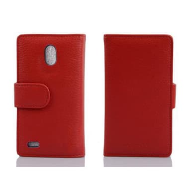 Huawei ASCEND G700 lommebokdeksel etui (rød)