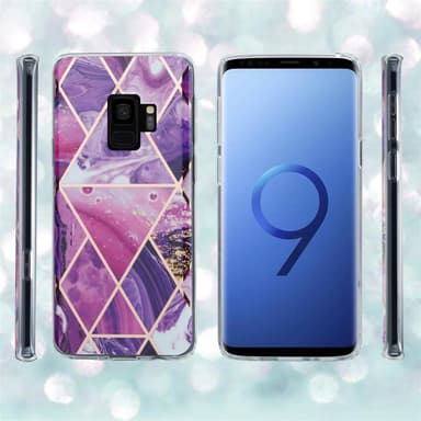 Samsung Galaxy S9 lommebokdeksel etui (lilla)