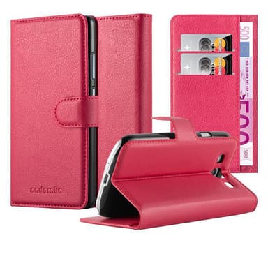 Samsung Galaxy TREND 3 lommebokdeksel etui (rød)