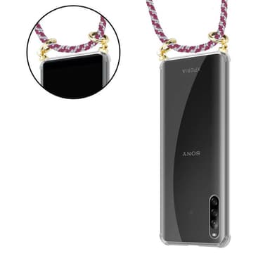 Sony Xperia L4 Deksel med Halskjede (rød)