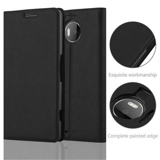 Nokia Lumia 950 XL lommebokdeksel case (svart)