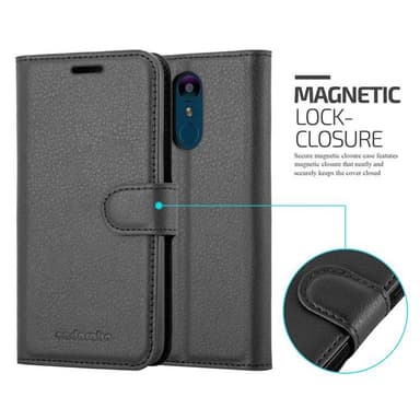 LG K8 2018 / K9 2018 lommebokdeksel etui (svart)