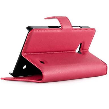 Nokia Lumia 640 lommebokdeksel etui (rød)