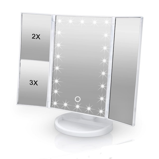 Sminkespeil med LED Kosmetisk speil Skjønnhetsspeil