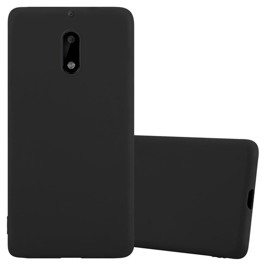 Nokia 6 2017 silikondeksel cover (svart)