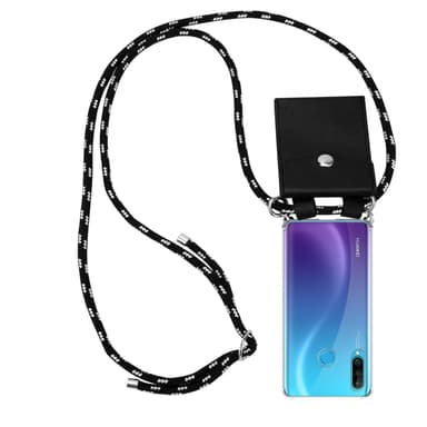 Huawei P30 LITE Deksel med Halskjede (svart)