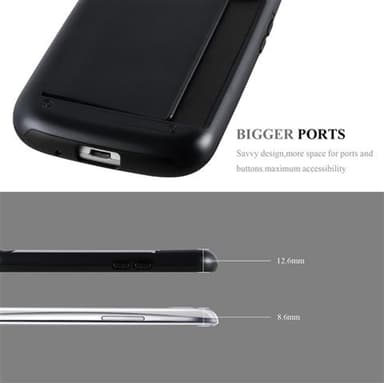 Samsung Galaxy S3 / S3 NEO Deksel Case Cover (svart)
