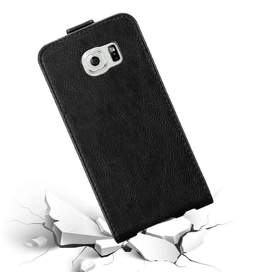 Samsung Galaxy S6 deksel flip cover (svart)