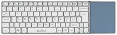 Sandstrøm Touch Compact trådløst tastatur (hvit) Mus og Sandstrøm trådløst tastatur Mus og tastatur Elkjøp