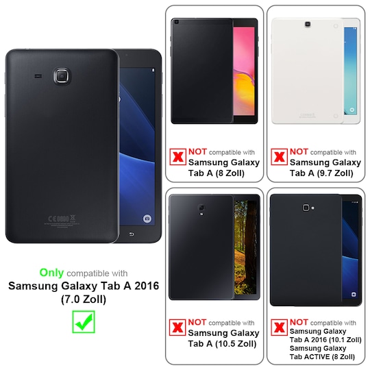 Samsung Galaxy Tab A 2016 (7.0 Toll) deksel til