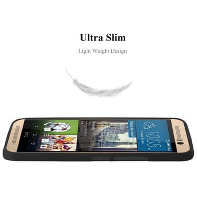 HTC ONE M9 silikondeksel case (svart)