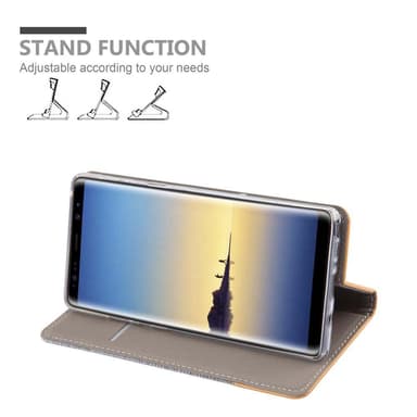 Samsung Galaxy NOTE 8 lommebokdeksel etui (grå)
