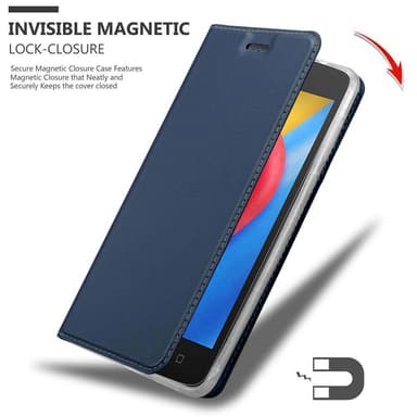 Motorola MOTO C lommebokdeksel etui (blå)