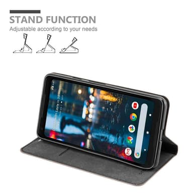 Google PIXEL 2 XL lommebokdeksel case (brun)