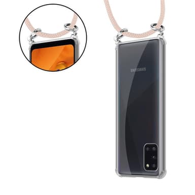 Samsung Galaxy A31 Deksel med Halskjede (rosa)