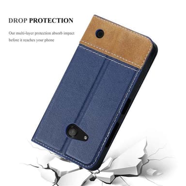 Nokia Lumia 550 Deksel Case Cover (blå)