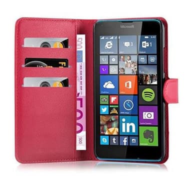Nokia Lumia 640 lommebokdeksel etui (rød)