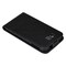 Samsung Galaxy ALPHA deksel flip cover (svart)