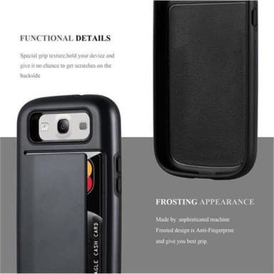 Samsung Galaxy S3 / S3 NEO Deksel Case Cover (svart)