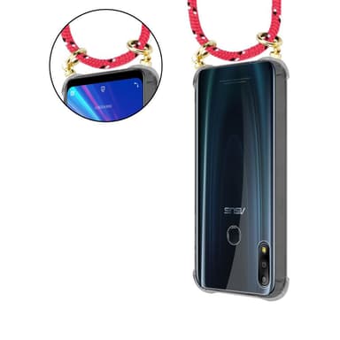 Asus ZenFone MAX PRO M2 (6.3 Toll) deksel med Halskjede