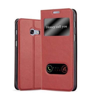 Samsung Galaxy A3 2017 lommebokdeksel cover (rød)