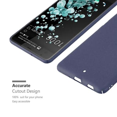 HTC U ULTRA Hardt Deksel Cover (blå)