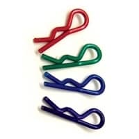 Fastrax Metalic Red Small Clips (8)