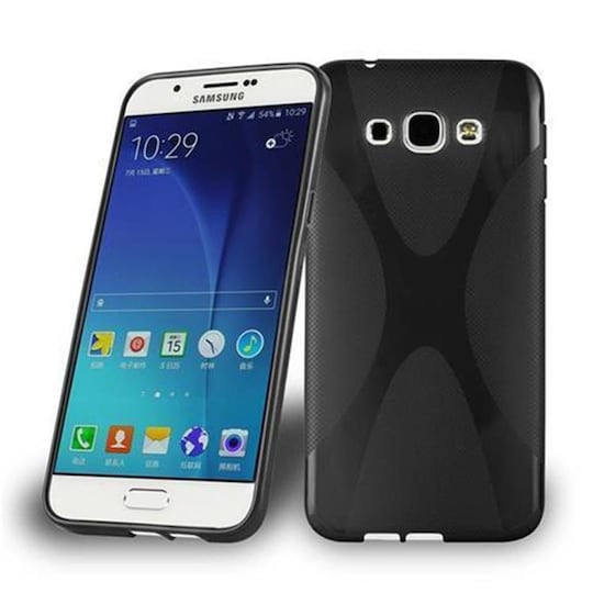 Samsung Galaxy A8 2015 Deksel Case Cover (svart)