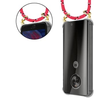 Motorola MOTO X4 deksel med Halskjede (rosa)