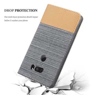 LG V30 / V30+ / V30S / V30S+ lommebokdeksel etui (grå)