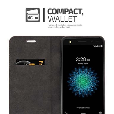 ZTE Blade V7 LITE lommebokdeksel case (brun)
